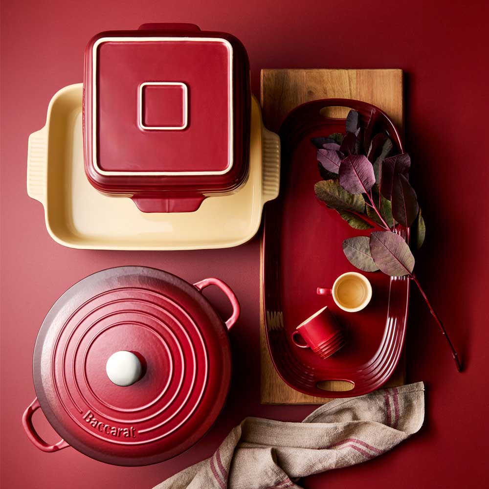 Cookware, Bakeware, and Servingware in Merlot Red - MyHouse
