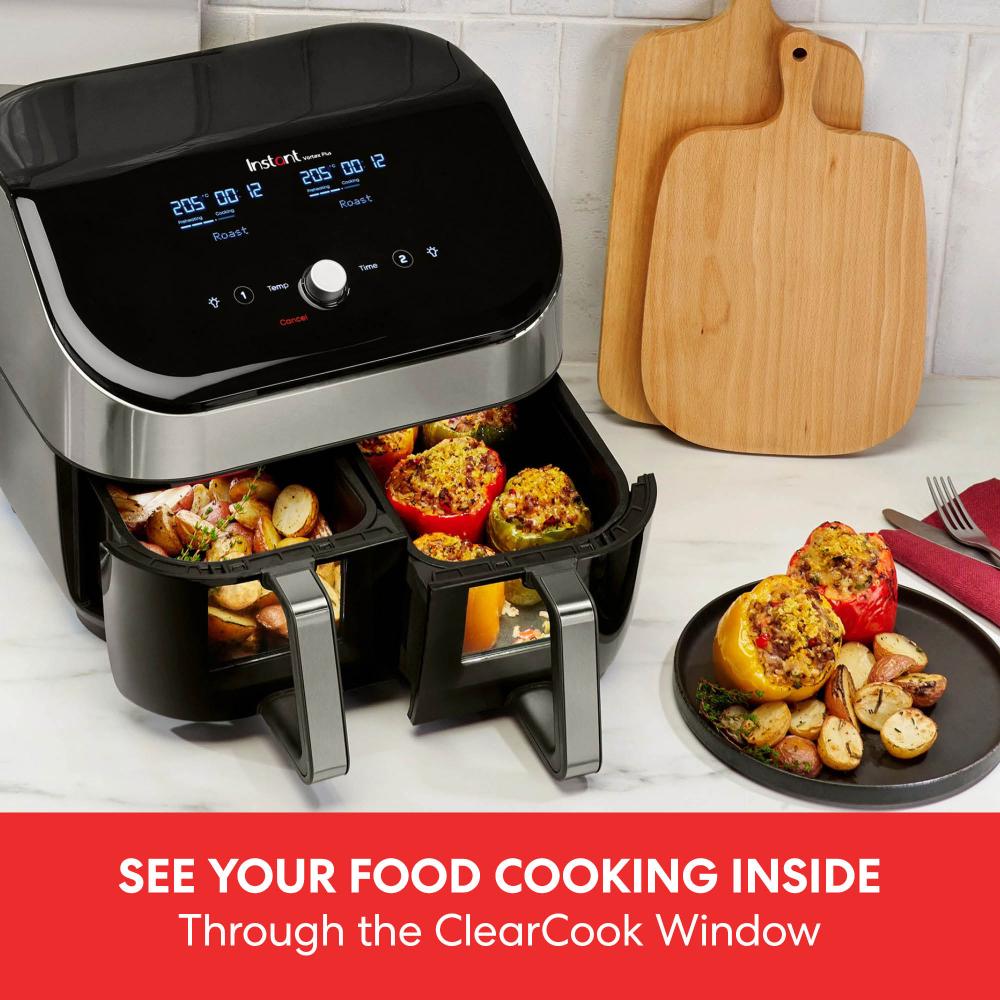 Instant Vortex ClearCook Dual Air Fryer 8L