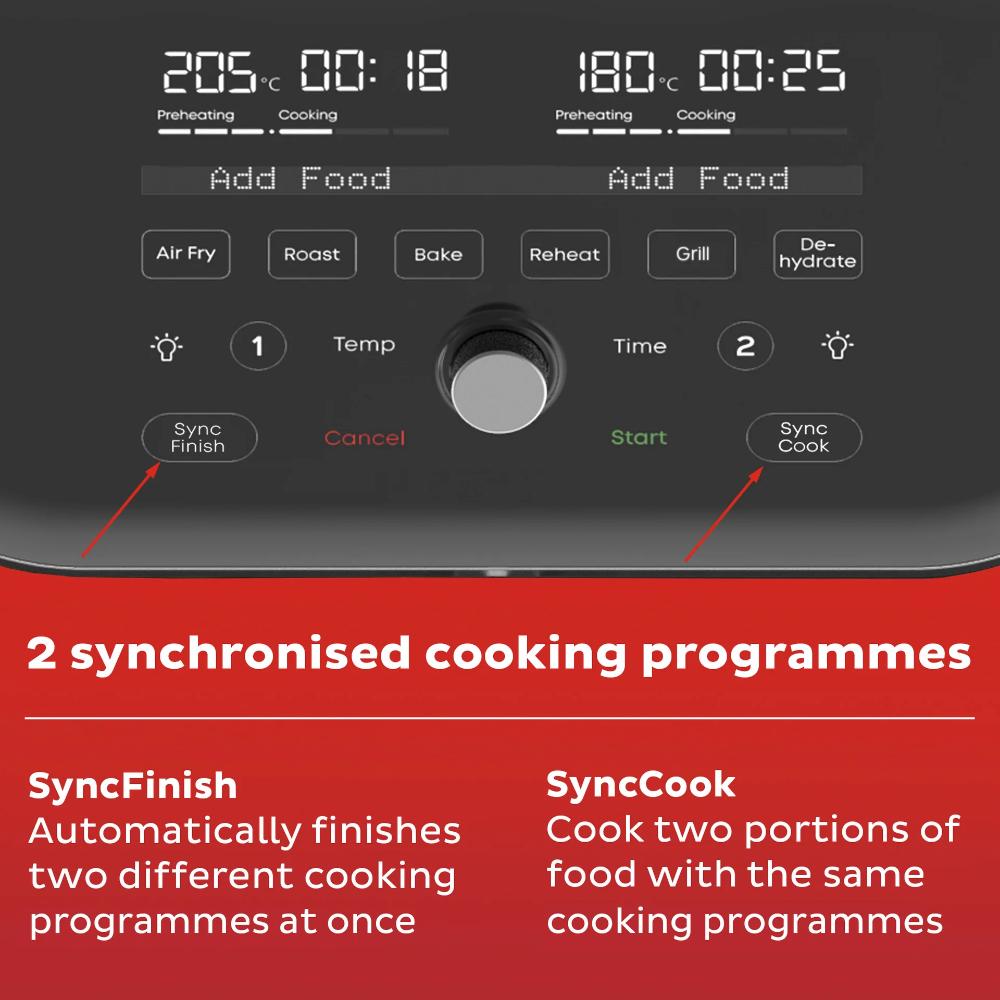 Instant Vortex ClearCook Dual Air Fryer 8L