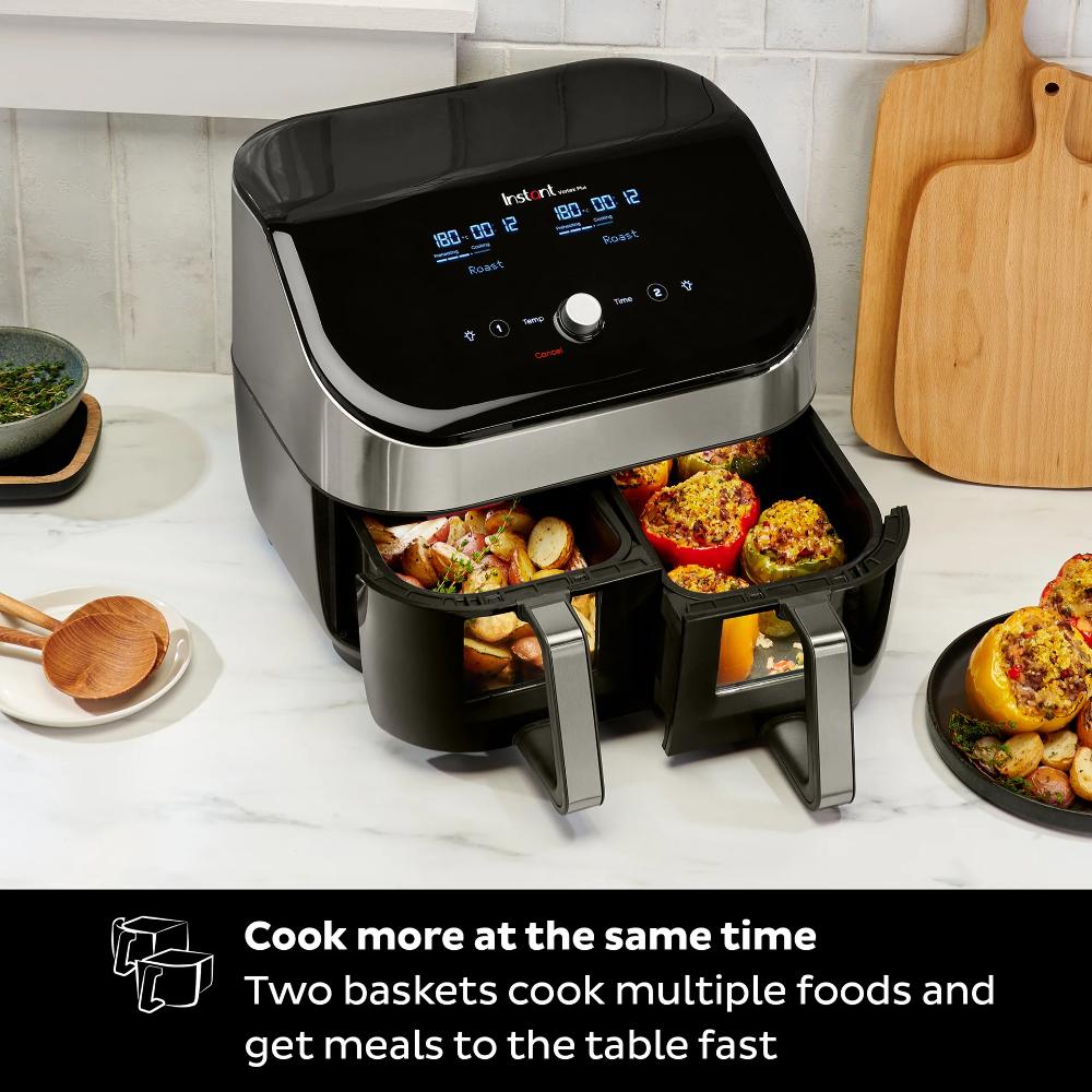 Instant Vortex ClearCook Dual Air Fryer 8L