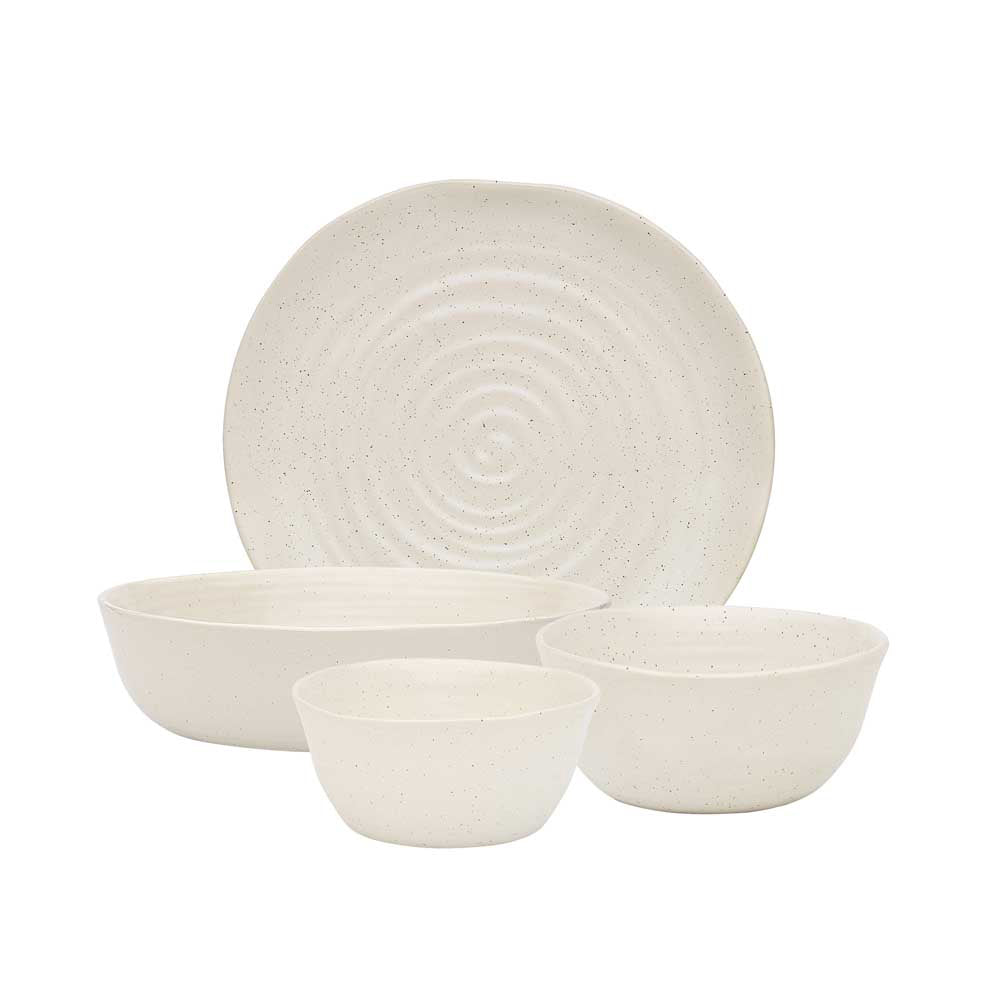 Ecology Ottawa 4 Piece Dinner Set in Calico Cream at MyHouse