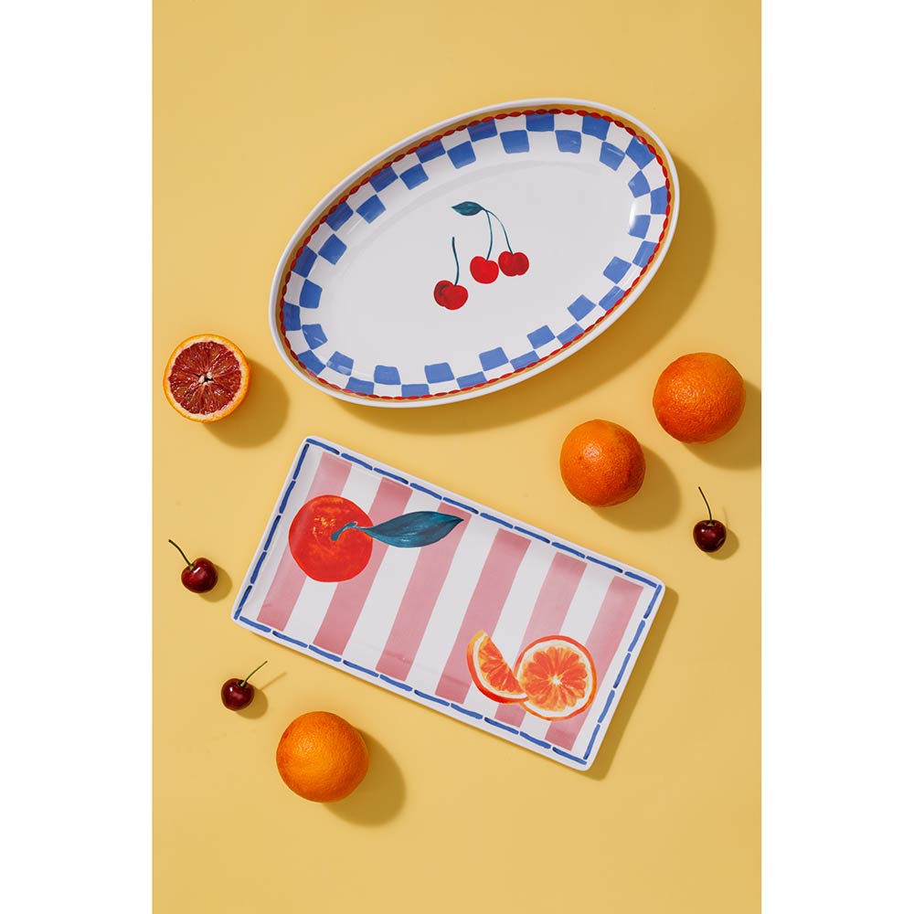 Porto Valentina Rectangular Serving Platter 29.5cm