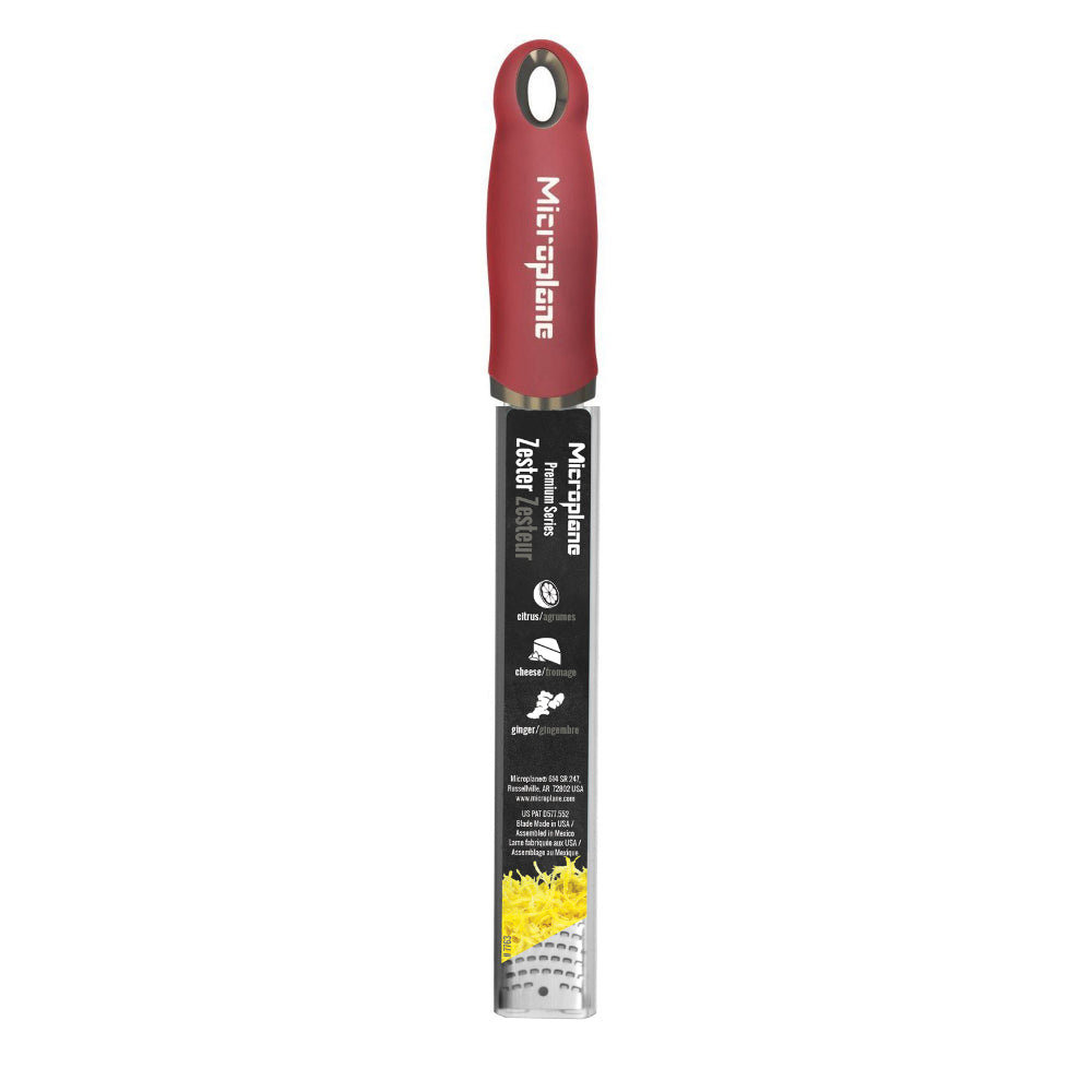 Microplane Premium Zester Grater Pomegranate Red