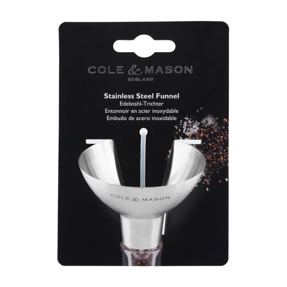 Cole & Mason Stainless Steel Mill Funnel