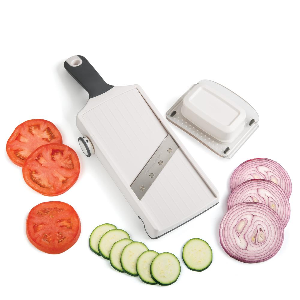 Progressive Hand-Held Adjustable Julienne & Slicer