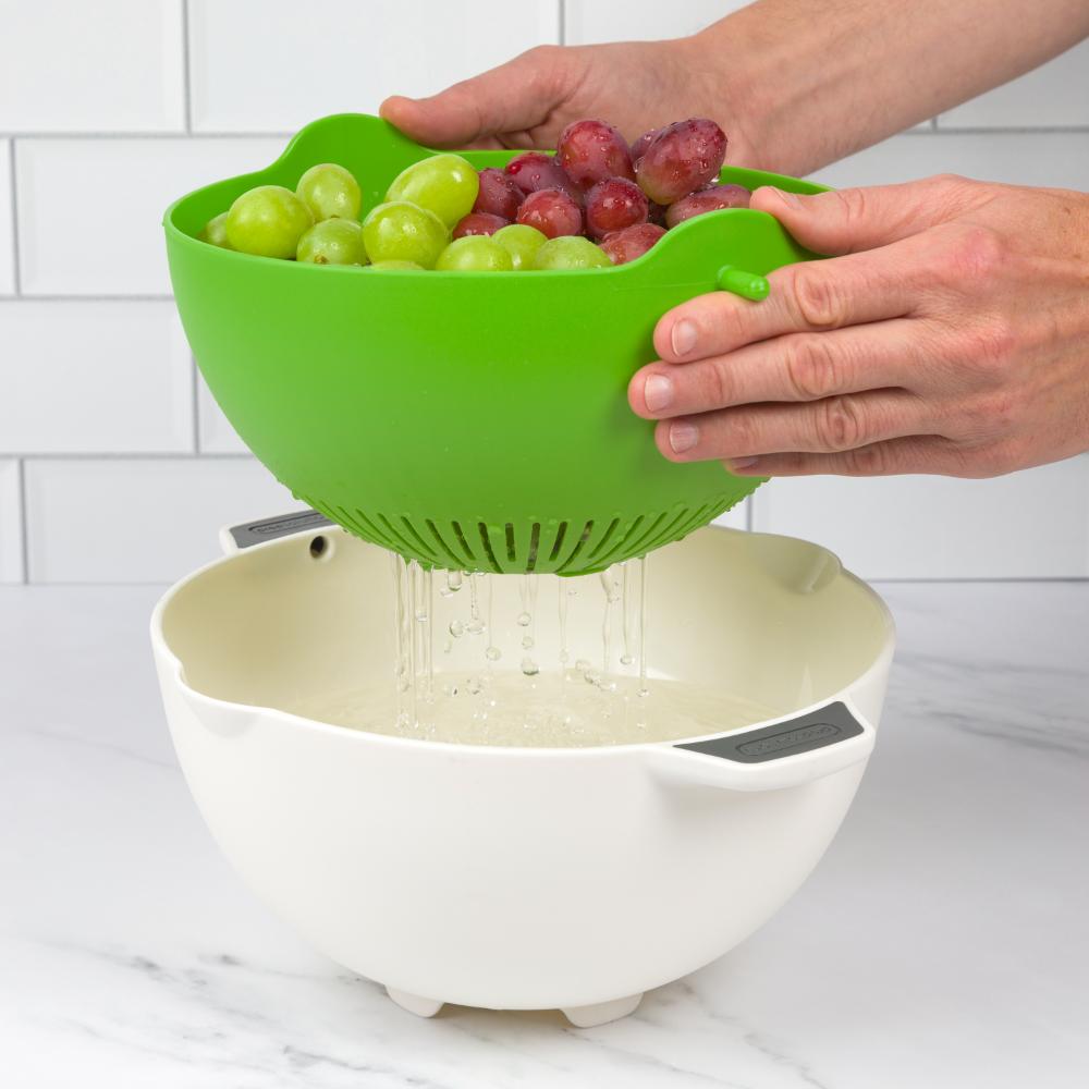Progressive 2 Piece Rinse & Drain Colander