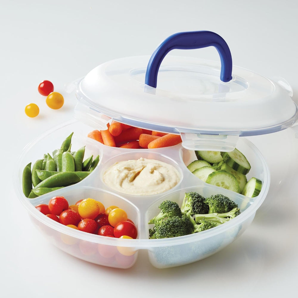 LocknLock Chip n Dip Round Divider 2.3L