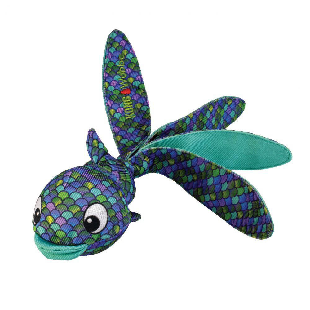 KONG Wubba Finz Dog Toy Blue