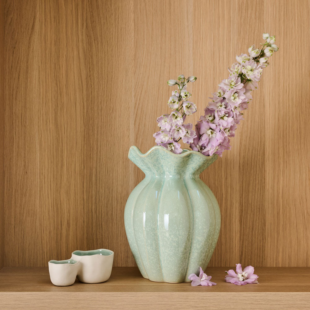 Ecology Dune Ceramic Pot 20.5 x 14.3cm Celadon