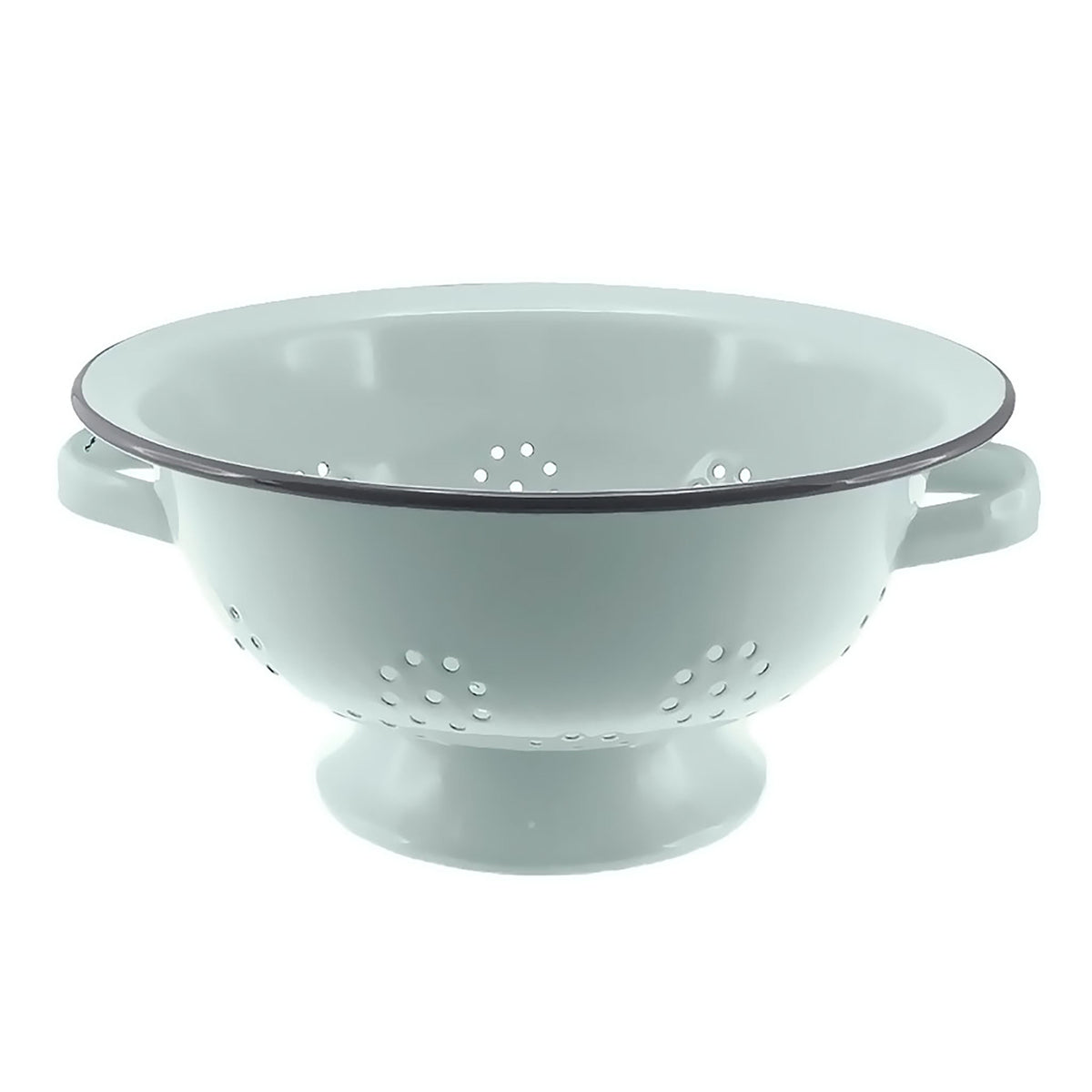Falcon Colander 24cm. Duck Egg Blue & Grey