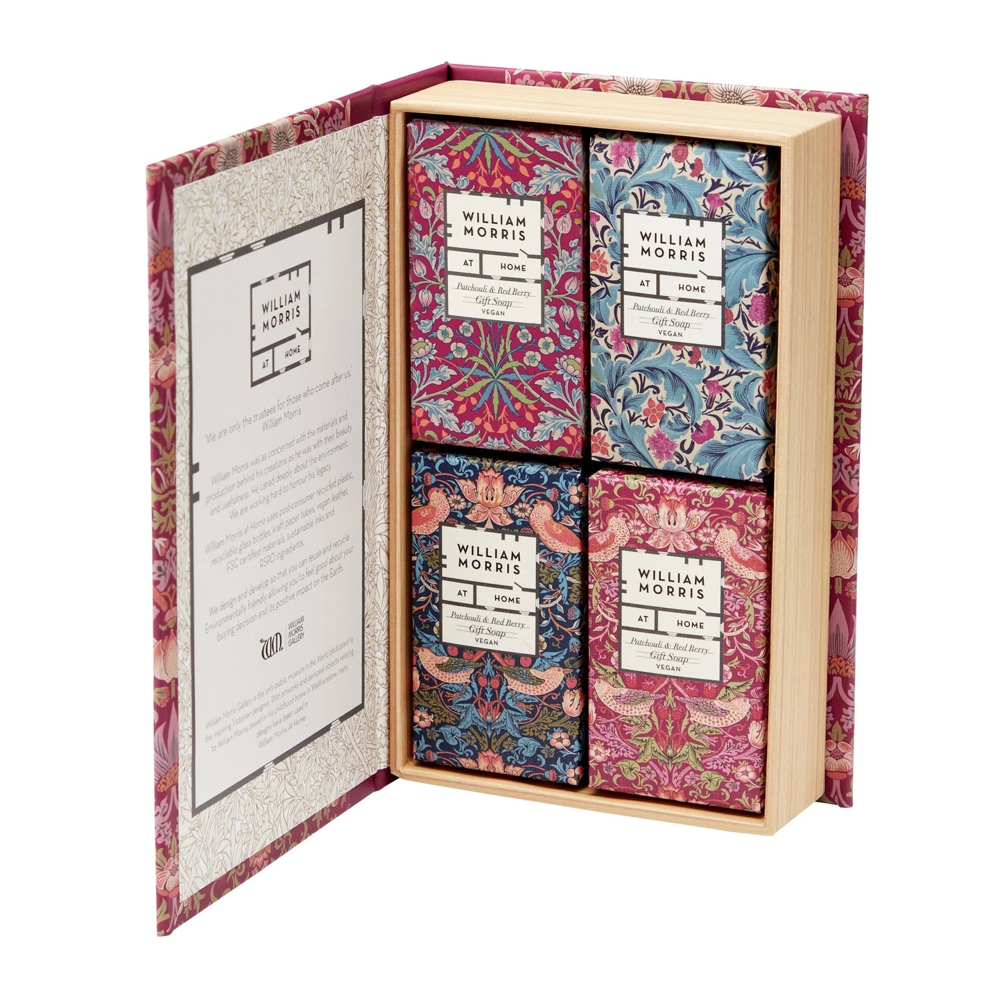 William Morris At Home Strawberry Thief Guest Soaps