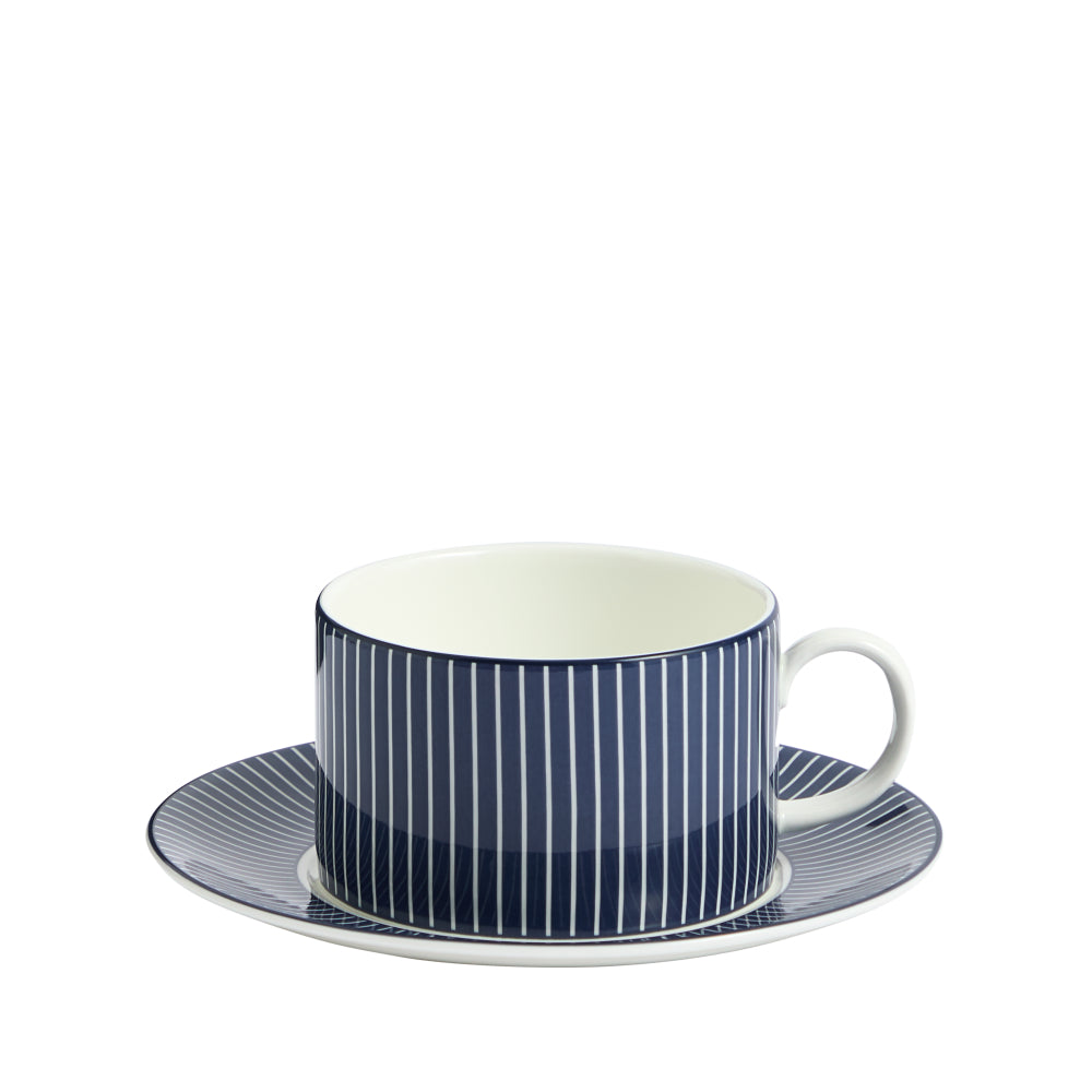 Wedgwood Gio Blue Teacup & Saucer