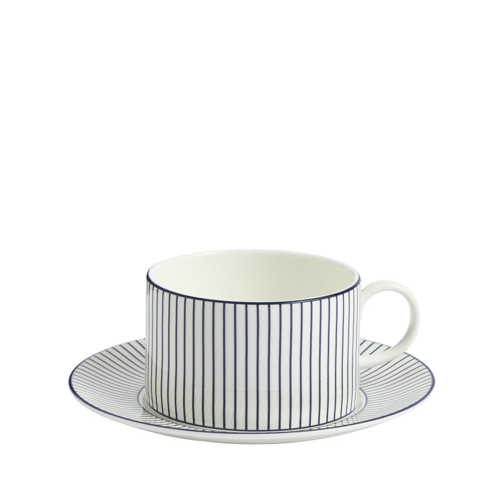 Wedgwood Gio Blue Teacup & Saucer