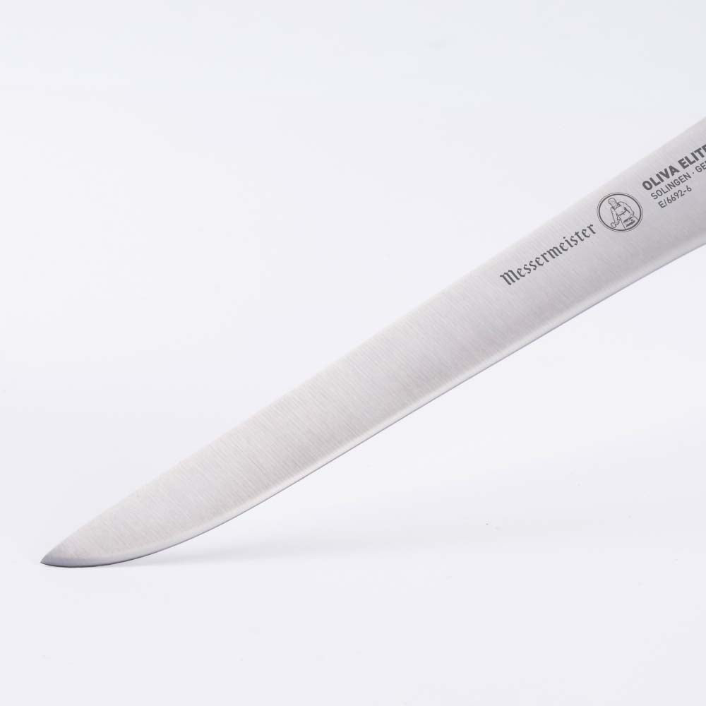 Messermeister Oliva Elite Boning Knife with Olive Wood Handle 6in / 15cm