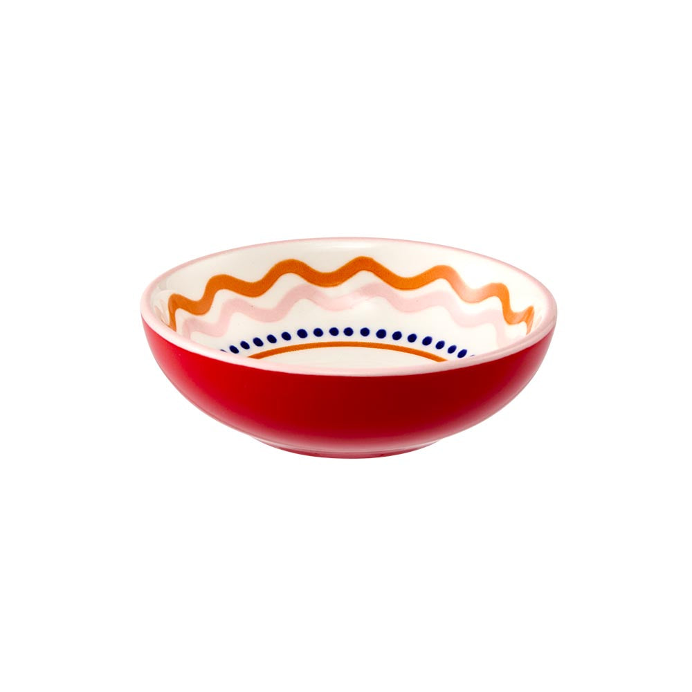 Ambrosia Siena Shallow Dip Bowl Red - MyHouse