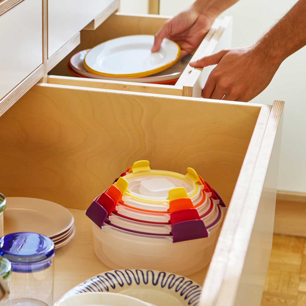 Joseph Joseph Nest Lock 4-Piece Round Multi-Size Storage Container Set at MyHouse
