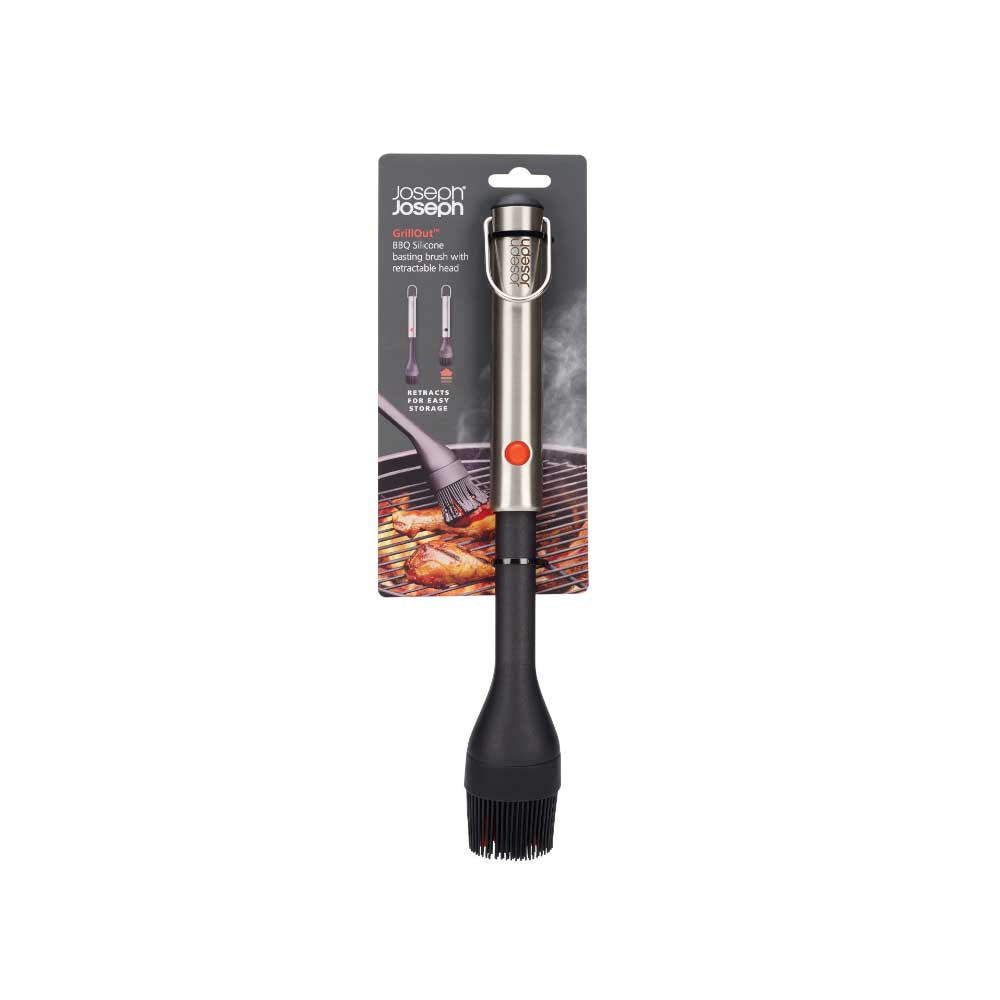 Joseph Joseph Grillout BBQ Silicone Basting Brush With Retractable Head at MyHouse