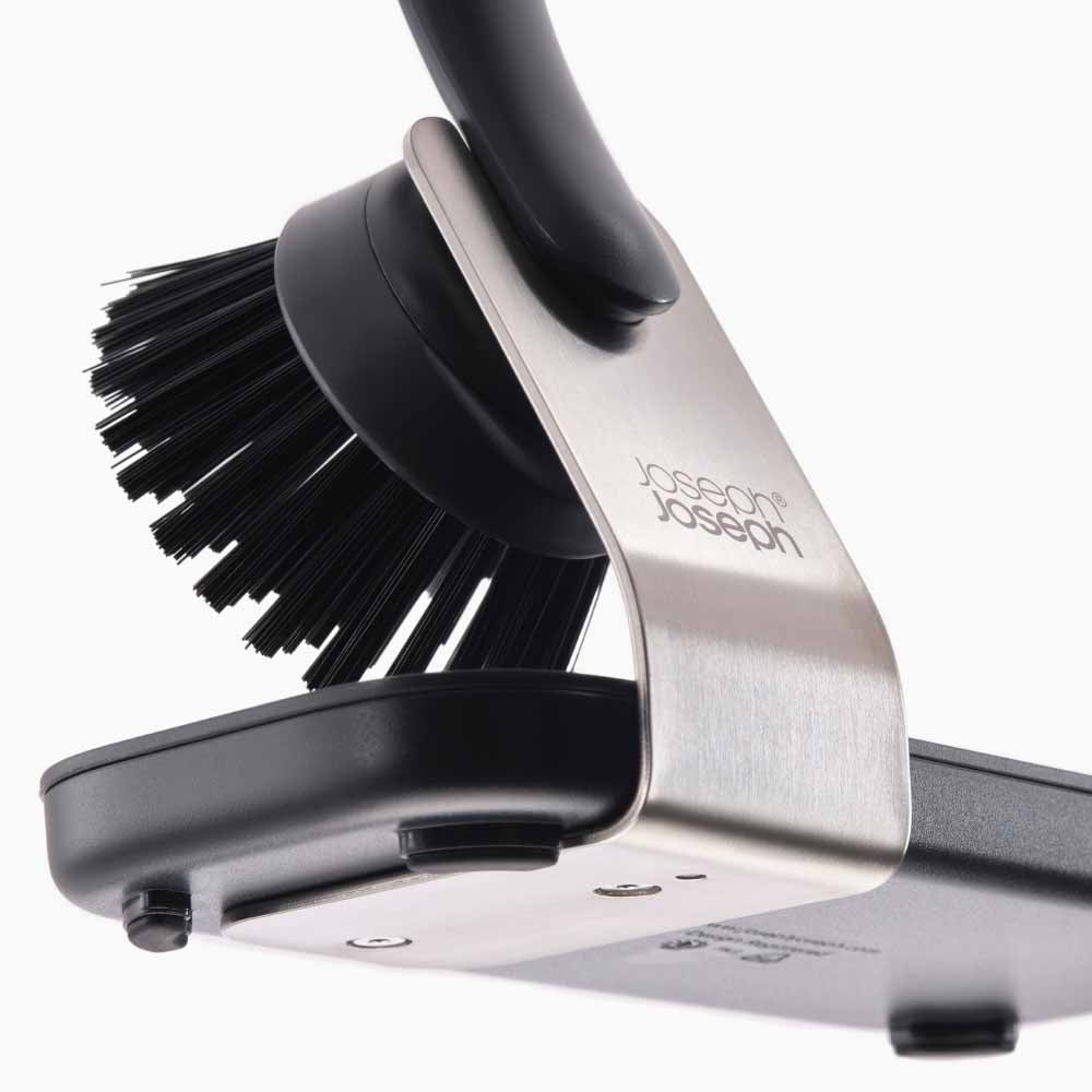 Joseph Joseph Sinktech Dish Brush And Sponge Set With Large Stainless Steel Storage Stand at MyHouse