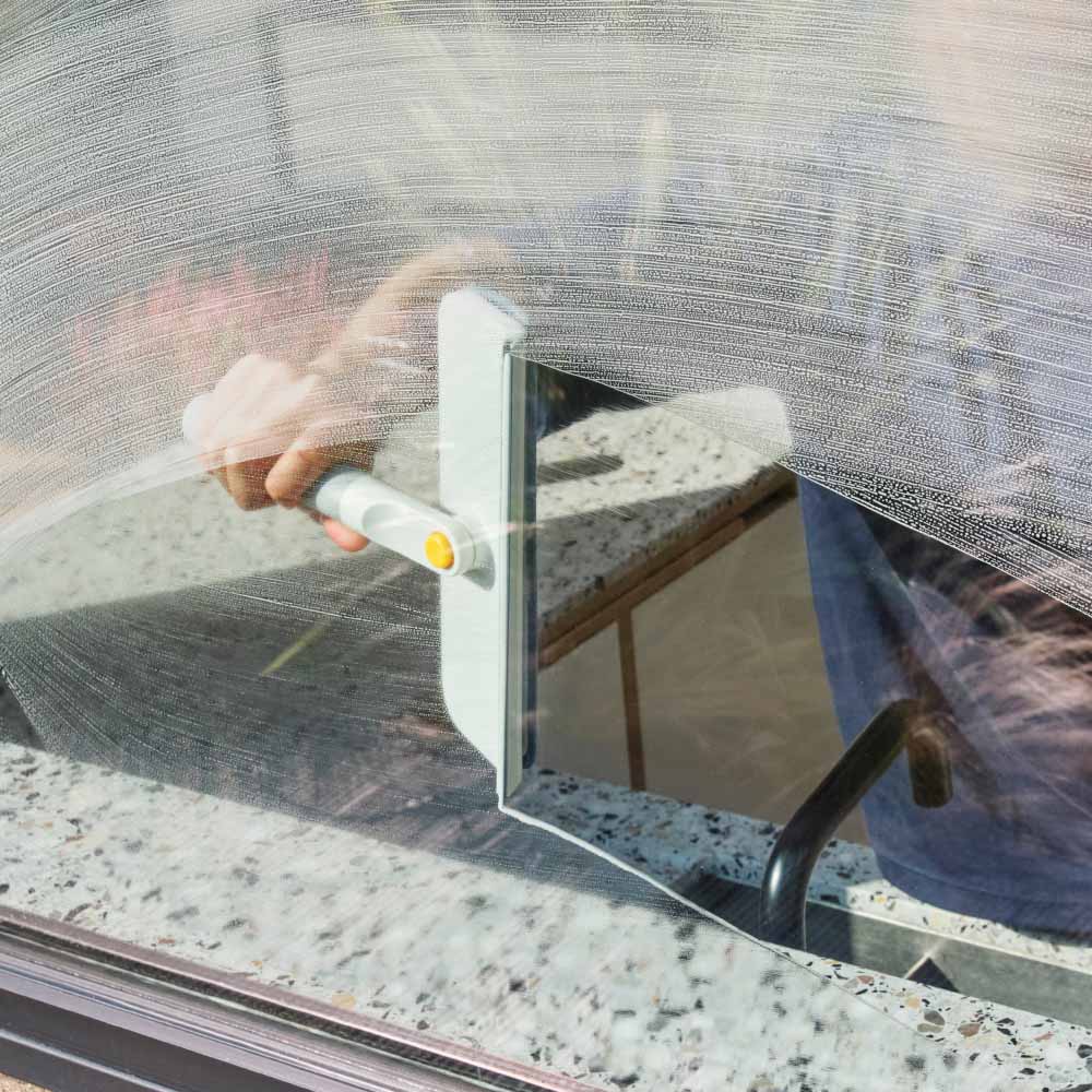 Joseph Joseph Cleantech 2-In-1 Glass Cleaning Squeegee at MyHouse