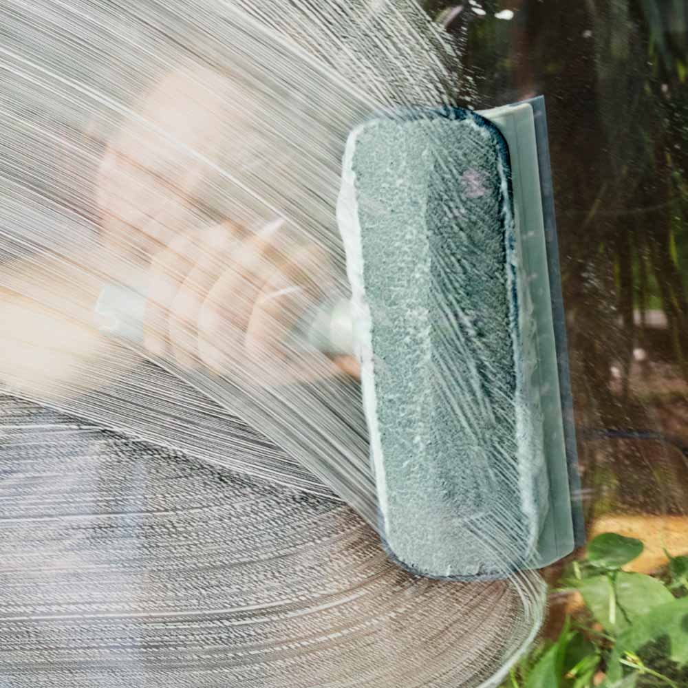 Joseph Joseph Cleantech 2-In-1 Glass Cleaning Squeegee at MyHouse