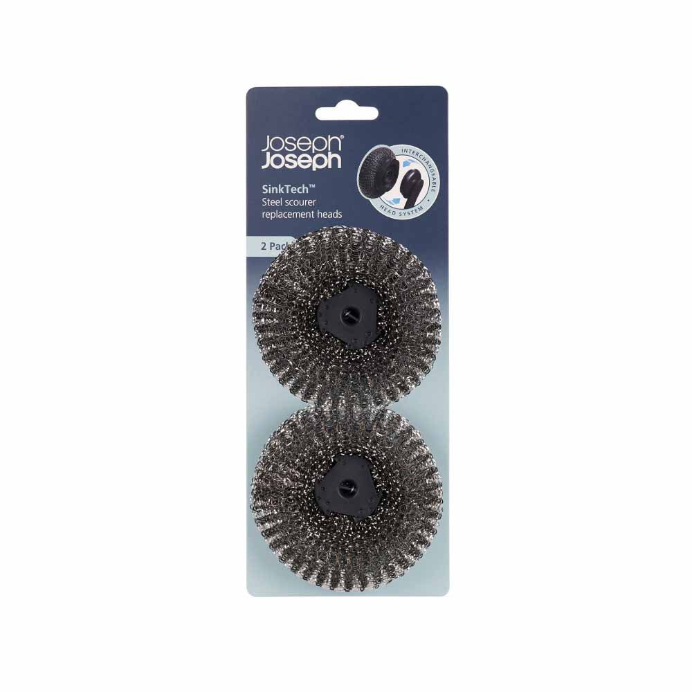 Joseph Joseph Sinktech Pack Of 2 Steel Scourer Replacement Heads at MyHouse