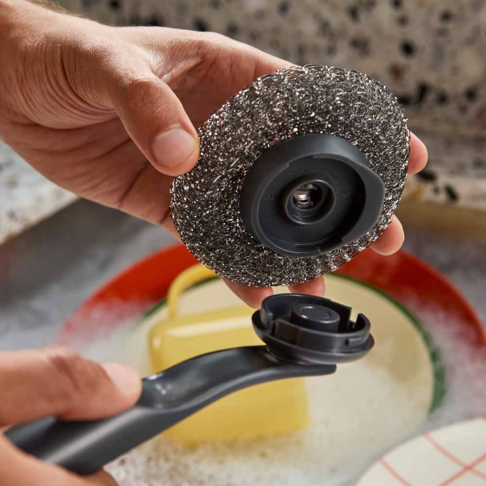 Joseph Joseph Sinktech Pack Of 2 Steel Scourer Replacement Heads at MyHouse