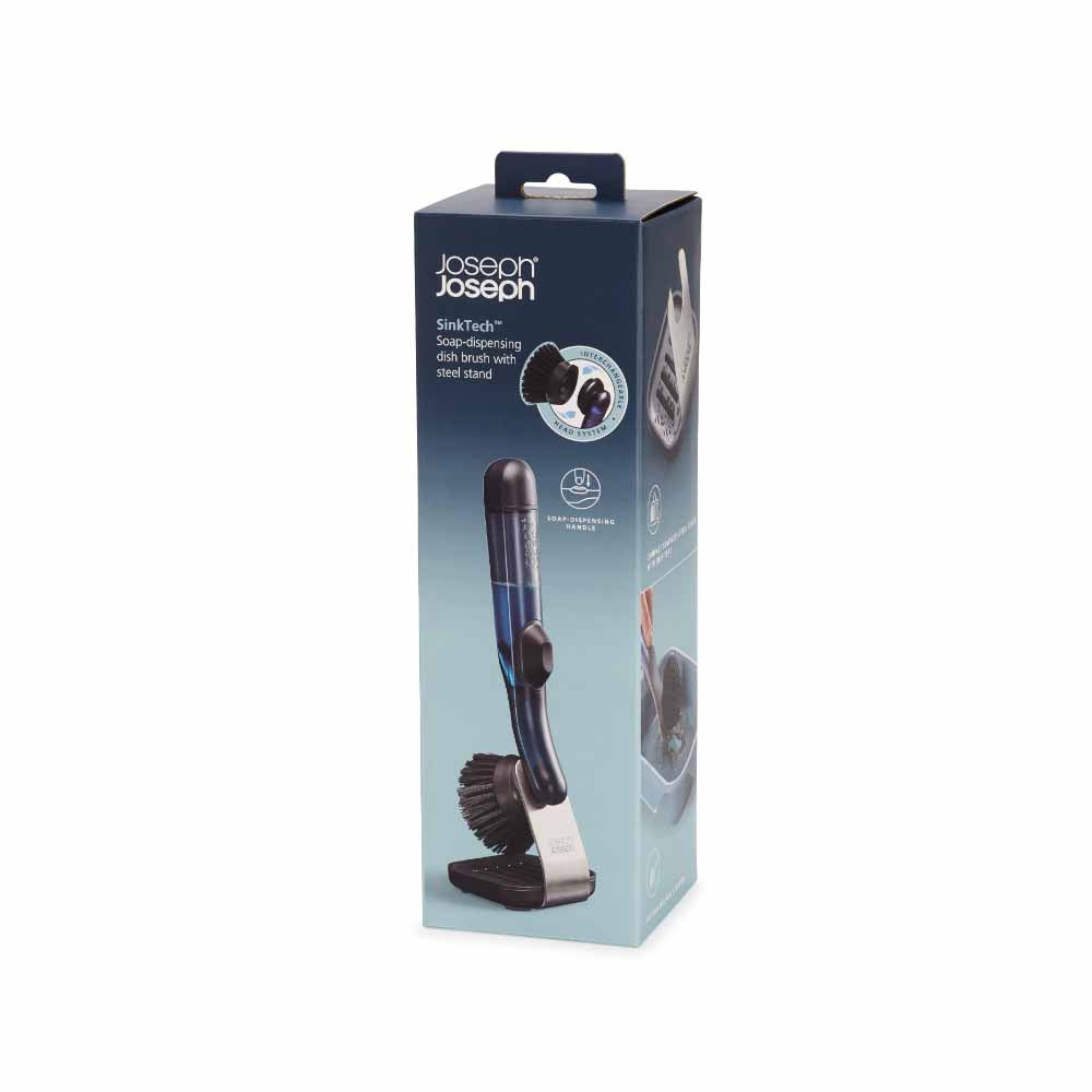 Joseph Joseph Sinktech Soap-Dispensing Dish Brush With Storage Stand at MyHouse