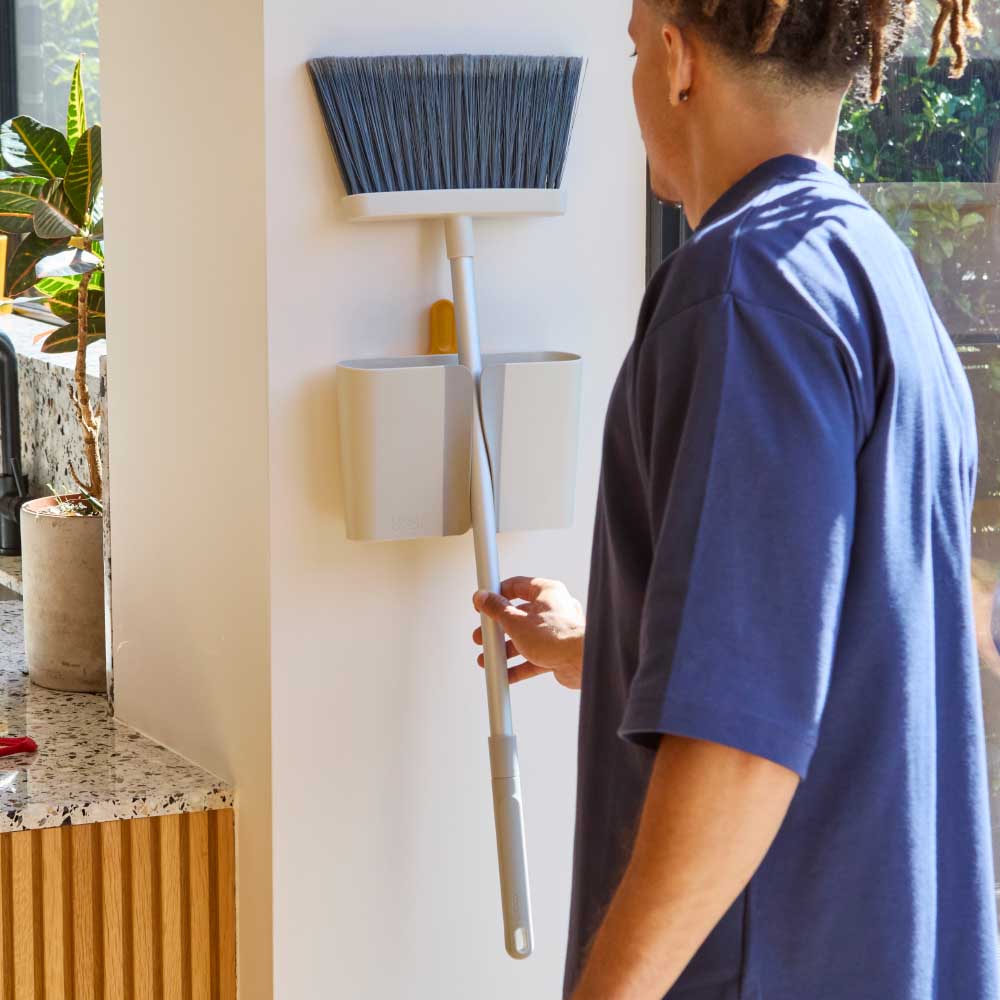 Joseph Joseph Cleantech Wall-Mounted Broom at MyHouse