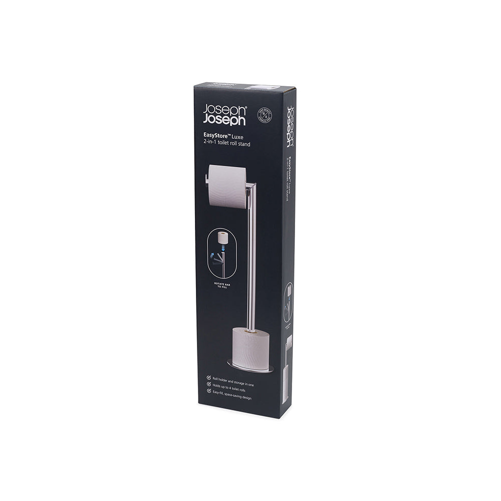 Joseph Joseph EasyStore Luxe 2-in-1 Toilet Roll Stand