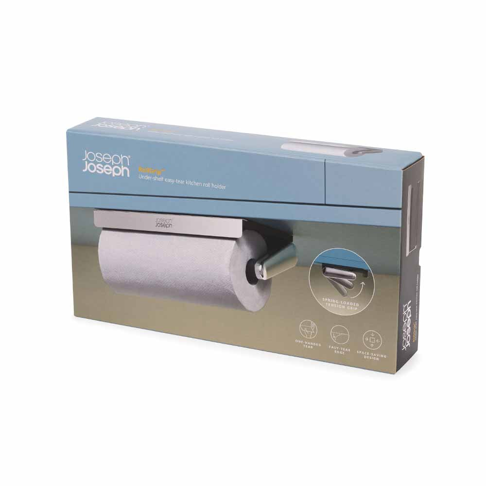 Joseph Joseph Rollgrip Under-Shelf Easy-Tear Kitchen Roll Holder at MyHouse