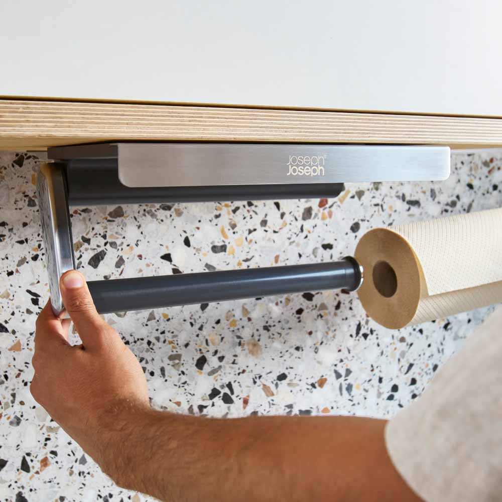 Joseph Joseph Rollgrip Under-Shelf Easy-Tear Kitchen Roll Holder at MyHouse