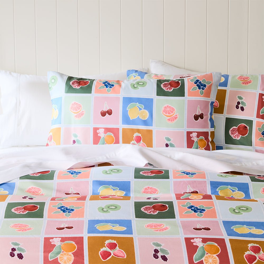 Adorn Living Tutti Frutti Quilt Cover Set