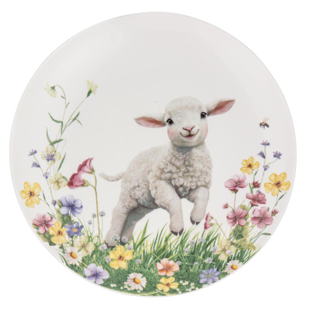 Ashdene Sweet Meadows Set of 4 Side Plates with a lamb at MyHouse