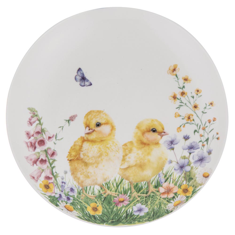 Ashdene Sweet Meadows Set of 4 Side Plates with baby chicks at MyHouse
