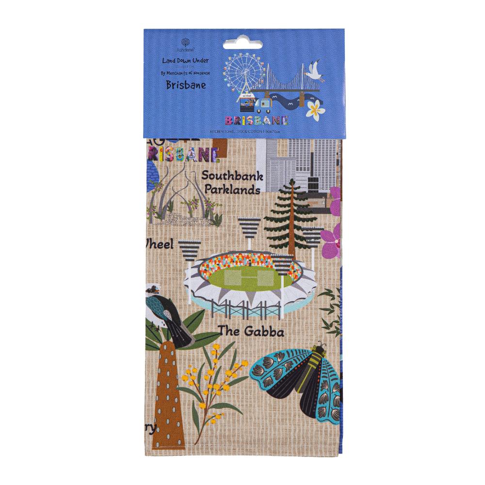Ashdene Land Down Under Kitchen Towel