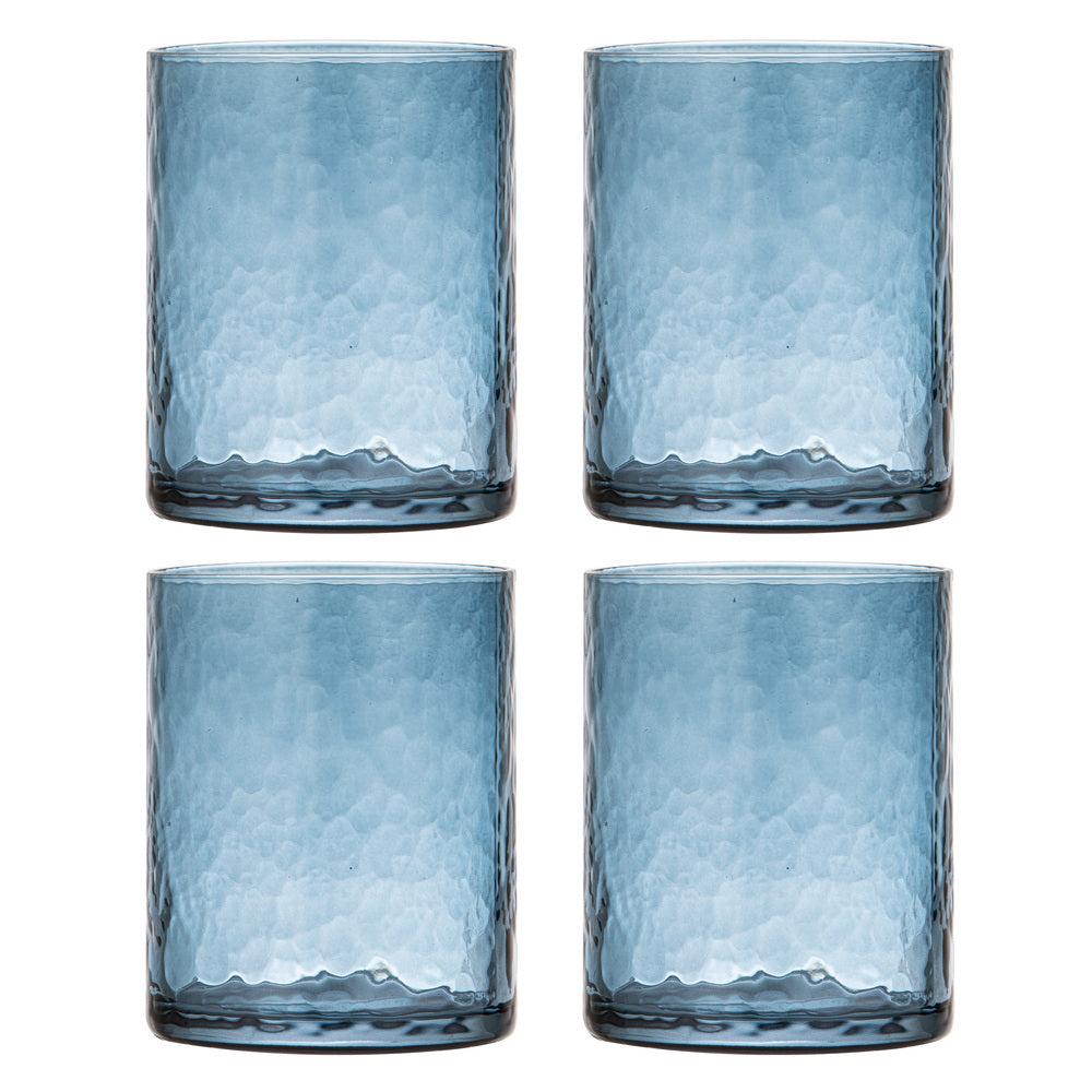 Ladelle Flynn Set of 4 Glass Tumblers