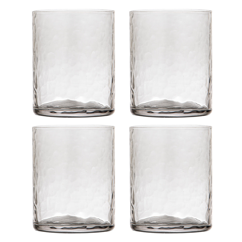 Ladelle Flynn Set of 4 Glass Tumblers