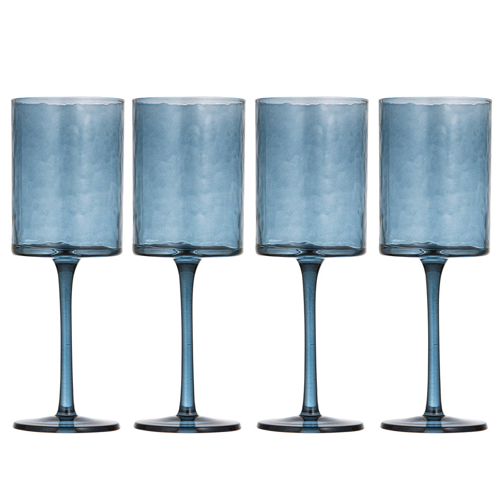 Ladelle Flynn Set of 4 Wine Glasses