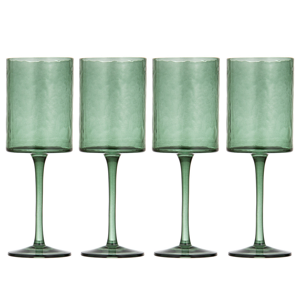 Ladelle Flynn Set of 4 Wine Glasses