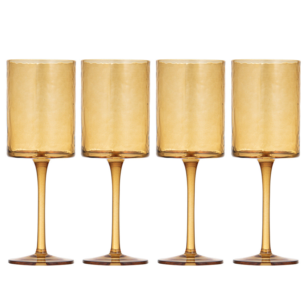 Ladelle Flynn Set of 4 Wine Glasses