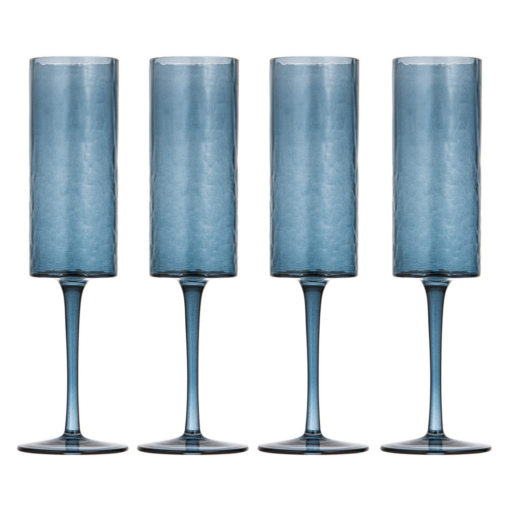 Ladelle Flynn Set of 4 Champagne Glasses