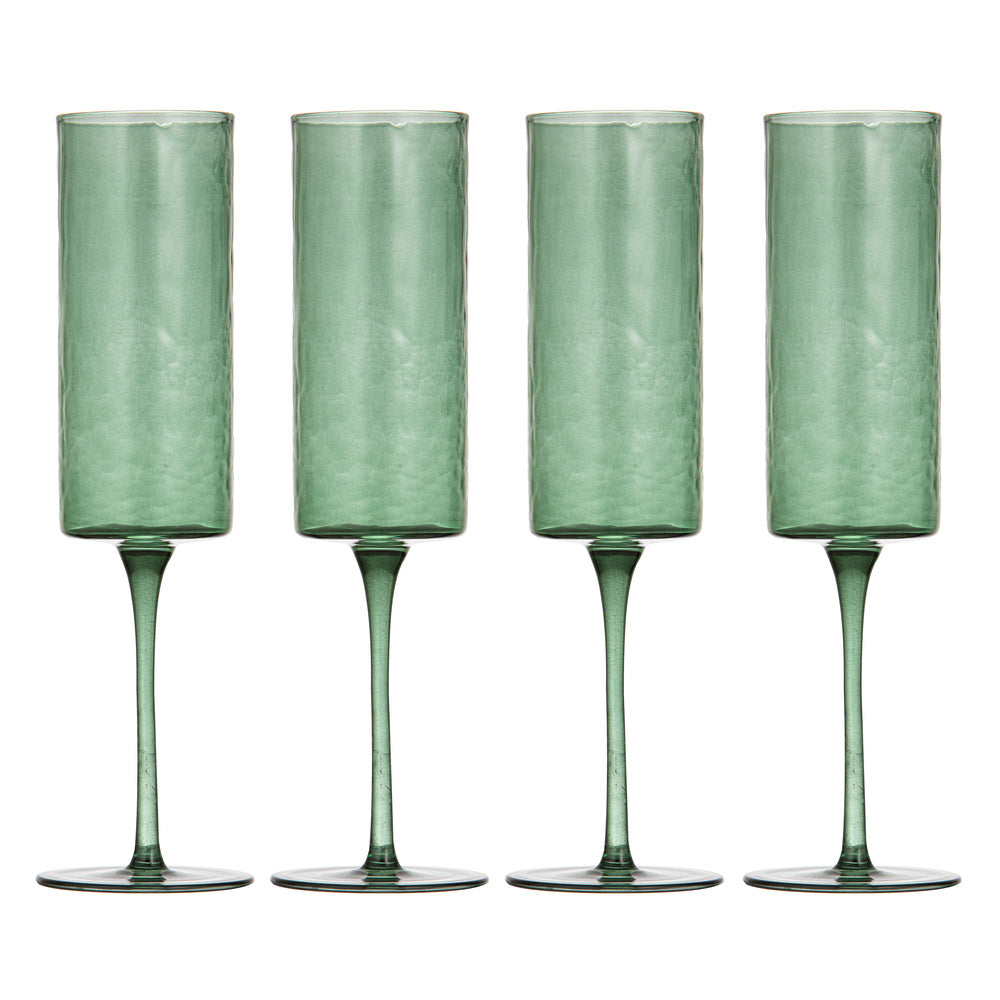 Ladelle Flynn Set of 4 Champagne Glasses