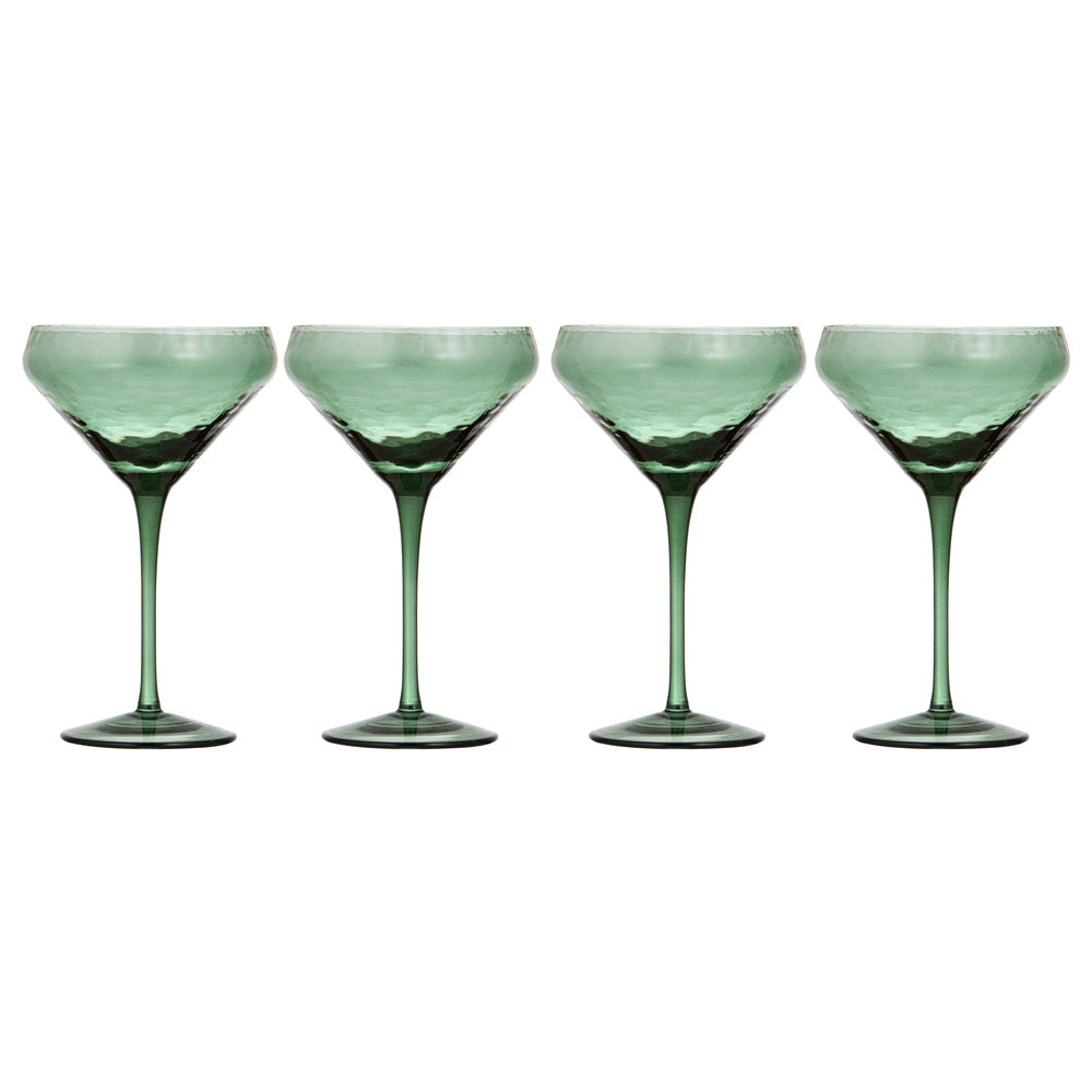 Ladelle Flynn Set of 4 Coupe Glasses
