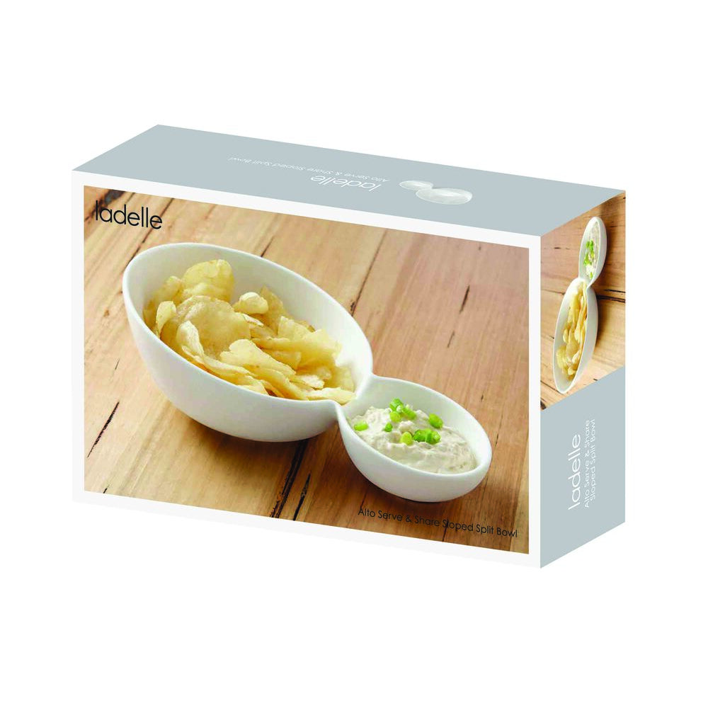 Ladelle Alto Serve & Share Sloped Split Bowl