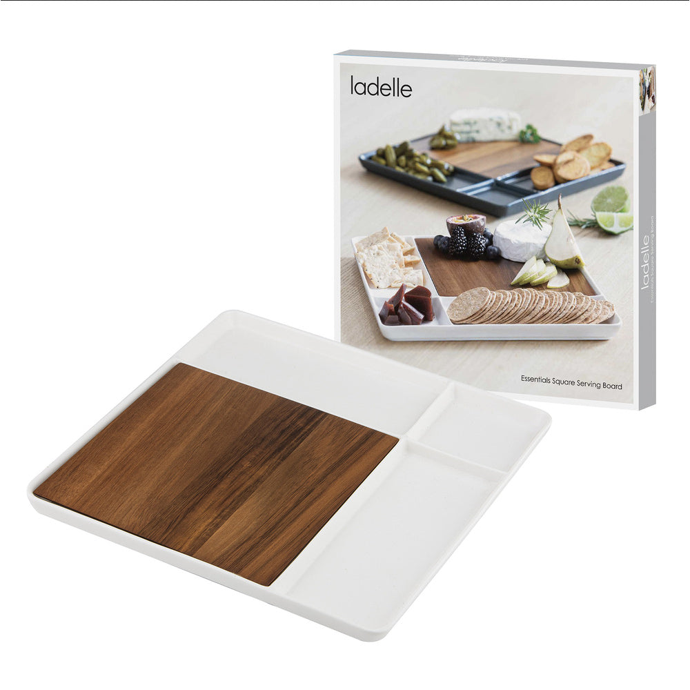 Ladelle Essentials Square Serving Board