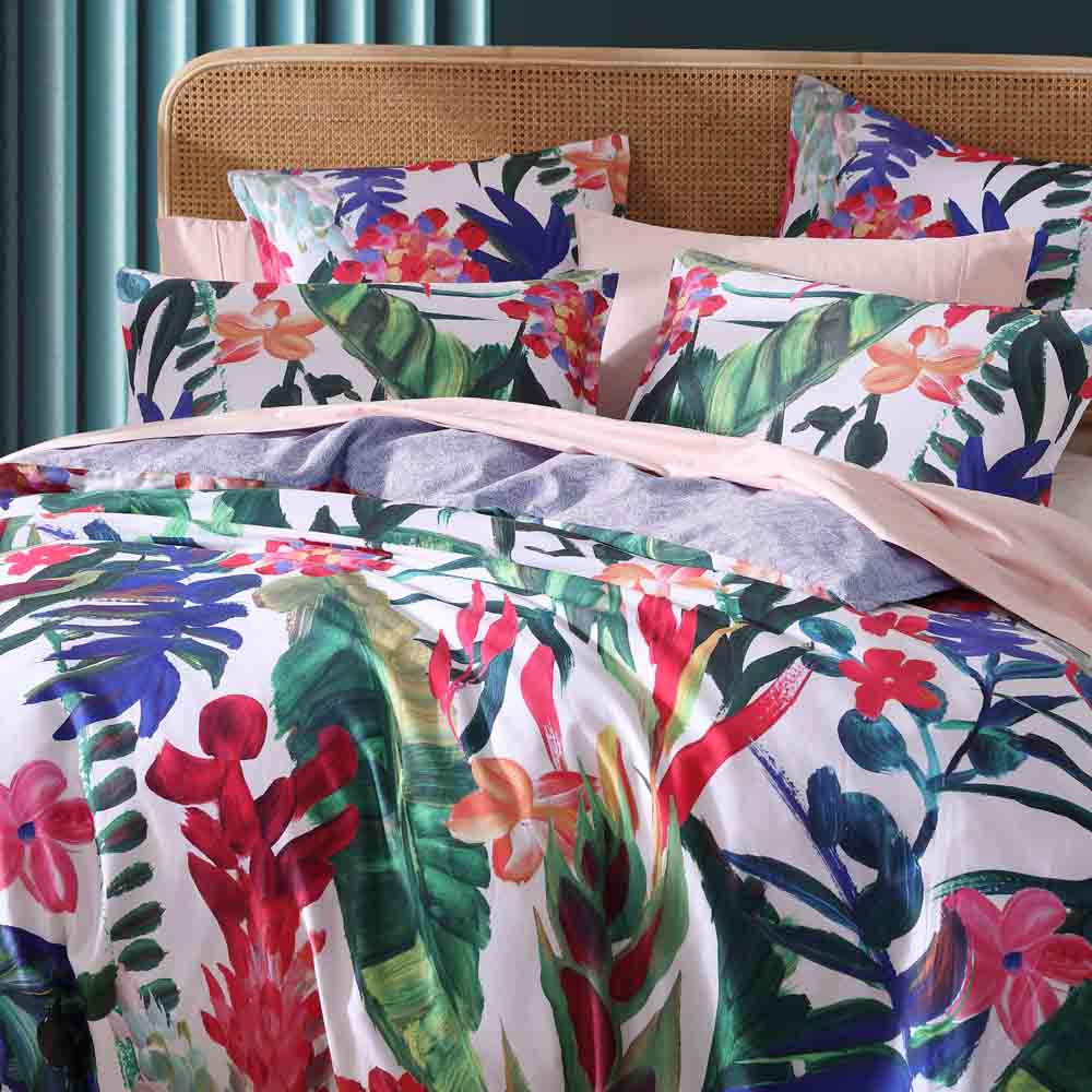Logan & Mason Atherton Tropic Quilt Cover Set