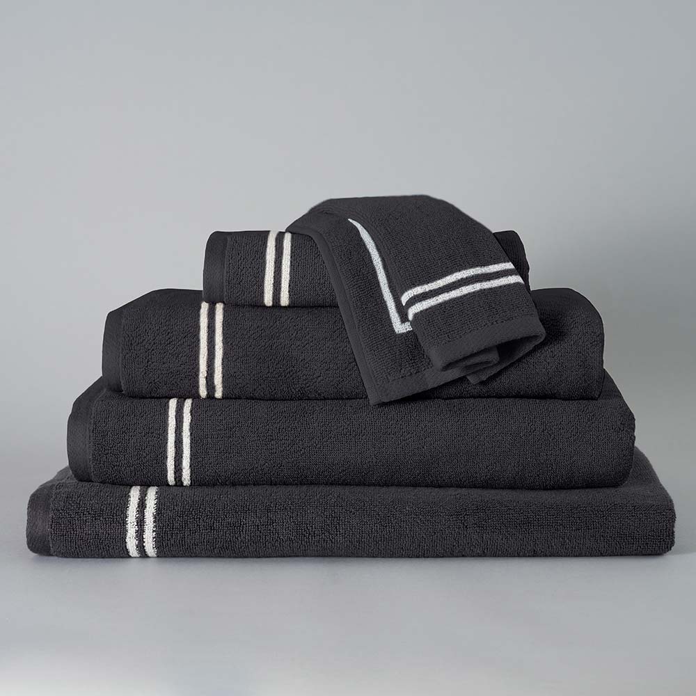 Private Collection Astoria Bath Towel Collection - Charcoal - MyHouse