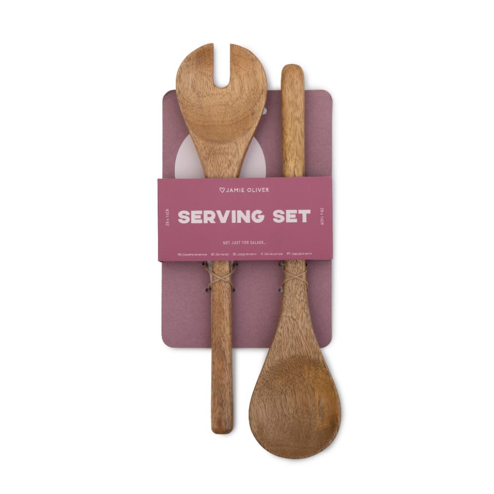 Jamie Oliver Big Love Wooden Serving Spoons Set at MyHouse