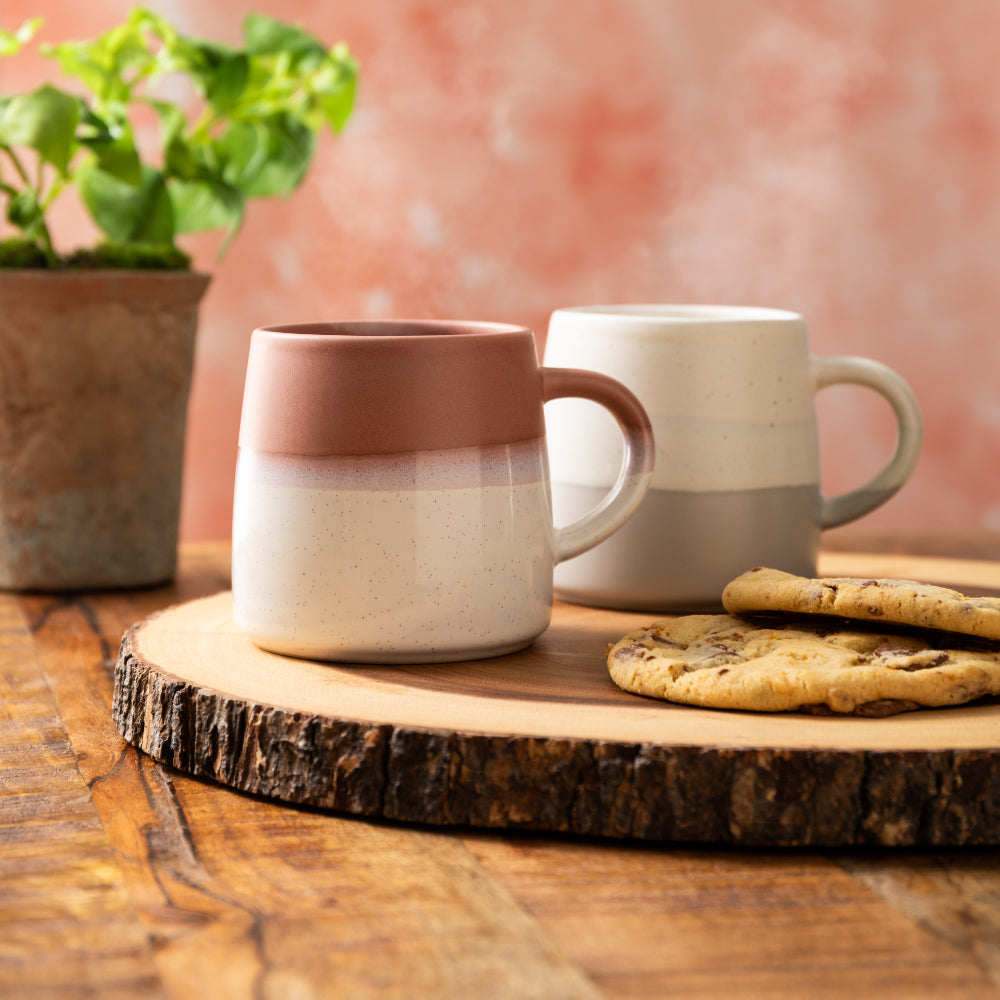 Mikasa Ombre Pink & White Mug 400ml