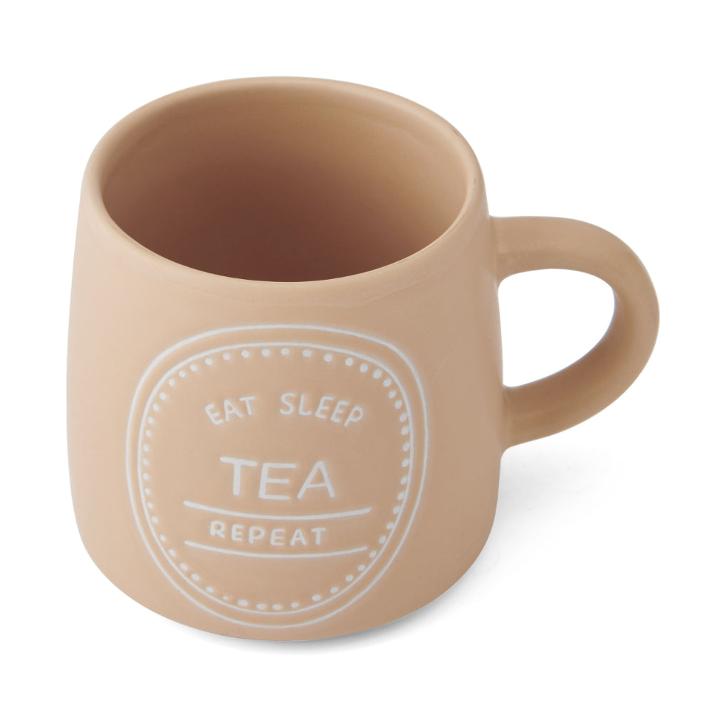 Mikasa Eat Sleep Repeat Mug 400ml